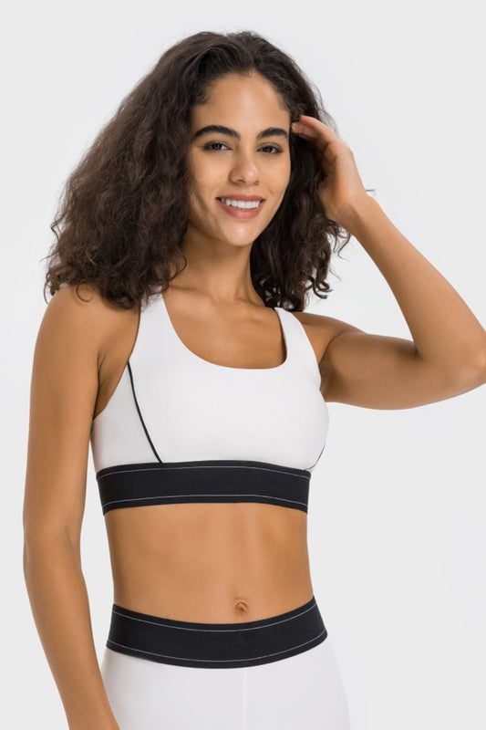 Contrast Sports Bra