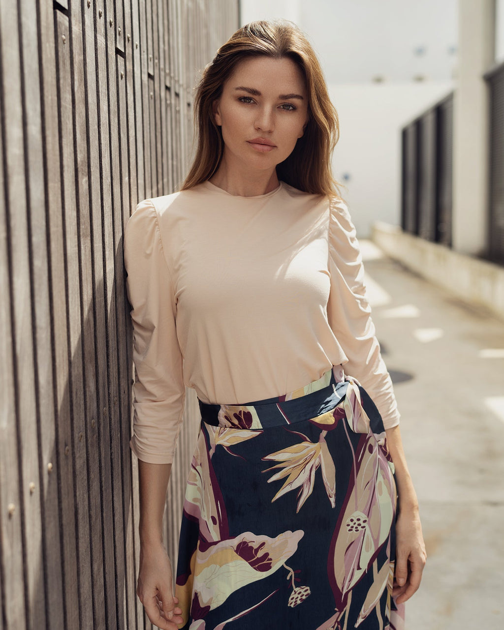 Modal Ruched T-Shirt