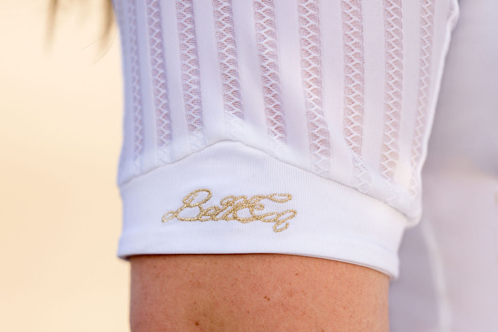 LOLLY Show Shirt with Short Sleeve | White
