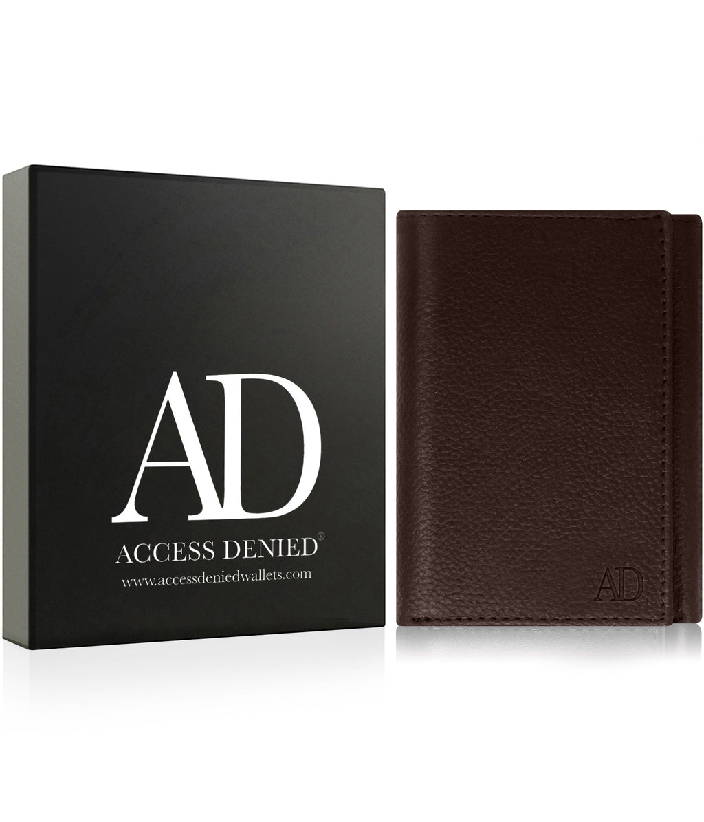 Trifold Wallet with Flip-Up ID