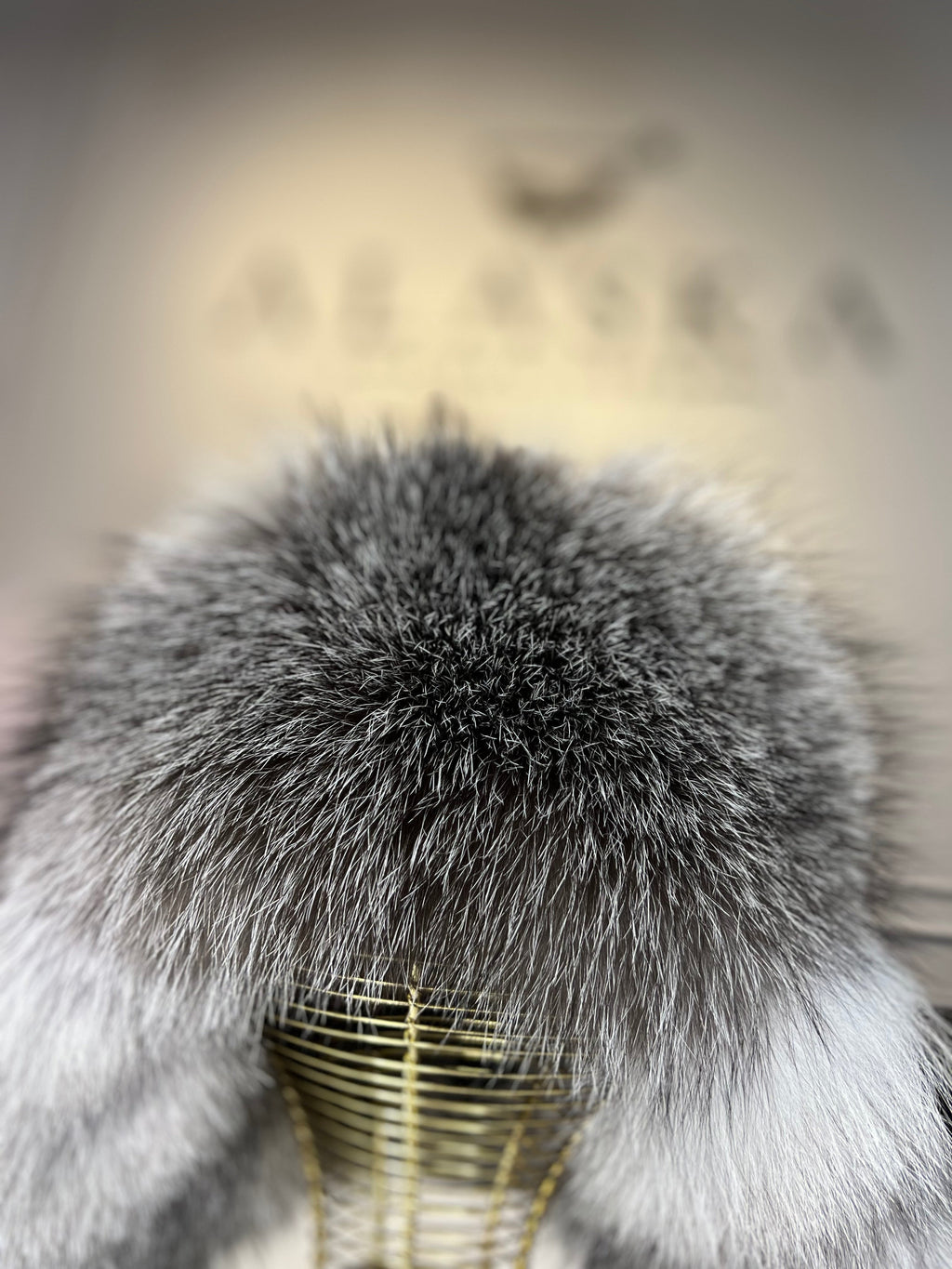 Genuine Silver Fox Fur Leather Hat