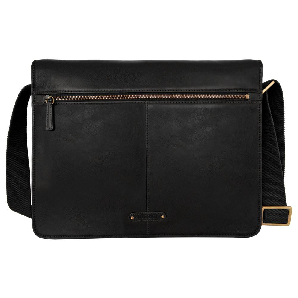 Aiden Genuine Leather 15” Laptop Shoulder Messenger Bag