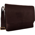 Aiden Genuine Leather 15” Laptop Shoulder Messenger Bag