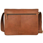 Aiden Genuine Leather 15” Laptop Shoulder Messenger Bag