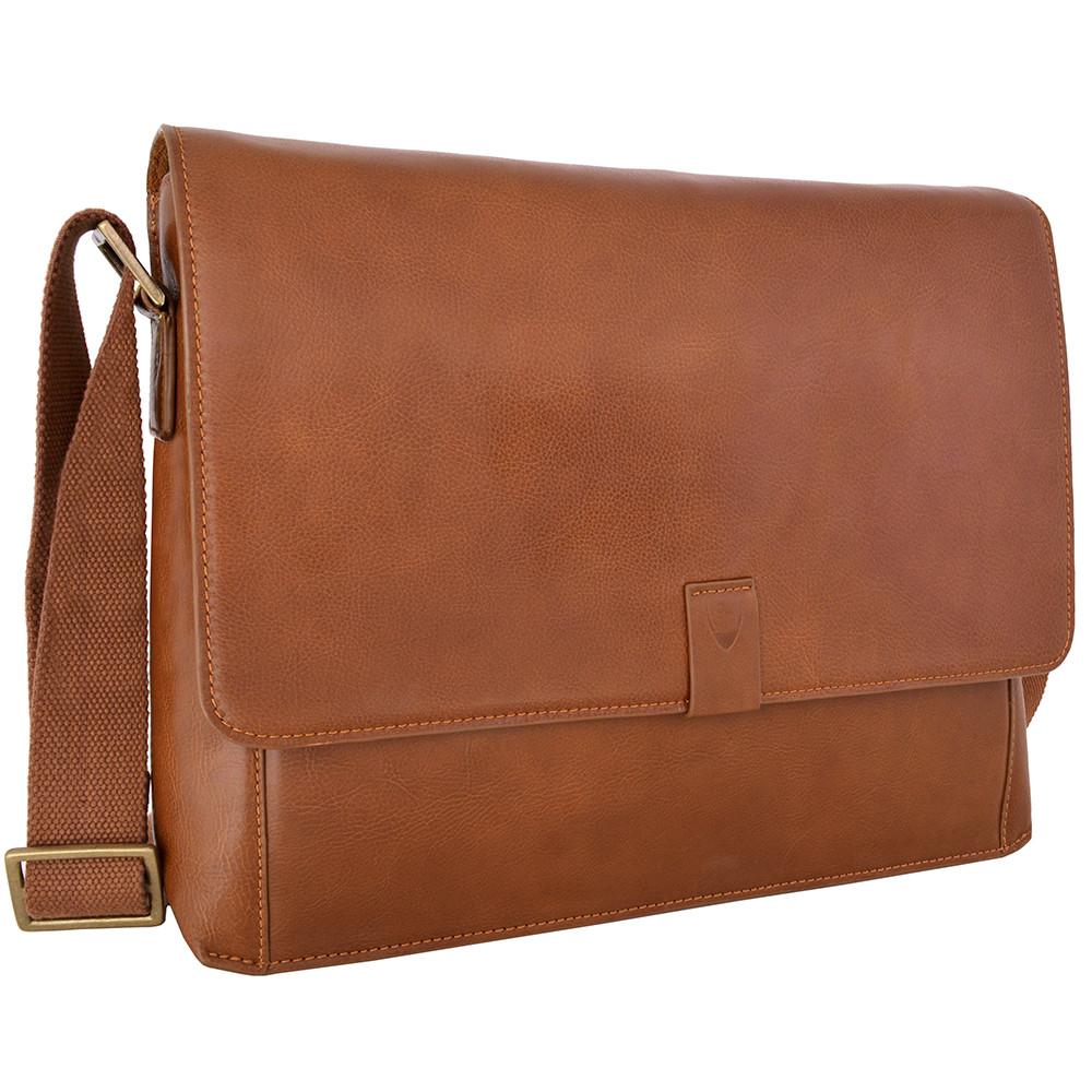 Aiden Genuine Leather 15” Laptop Shoulder Messenger Bag