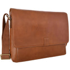 Aiden Genuine Leather 15” Laptop Shoulder Messenger Bag