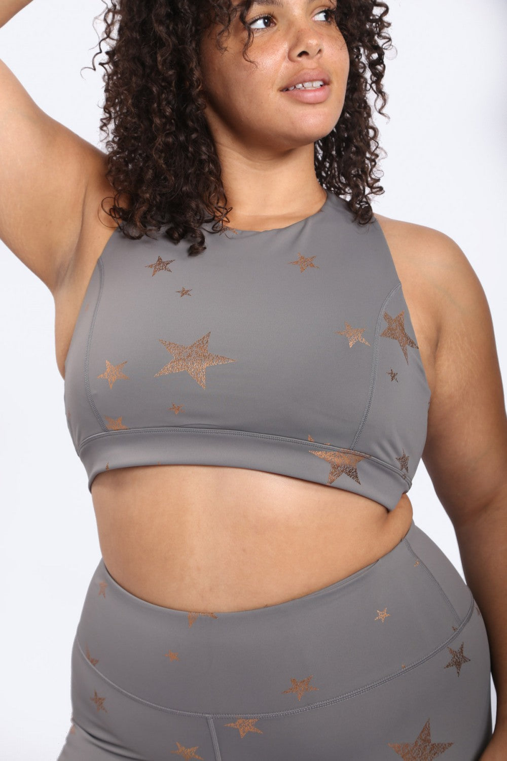 Starlight Star Foil Sports Bra
