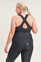 Starlight Star Foil Sports Bra