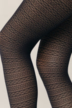 Fantasy Tights Conte Delicate with Lace Pattern