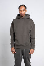 Plain Fleece Hooded Sweatshirt | AJ1004H-P