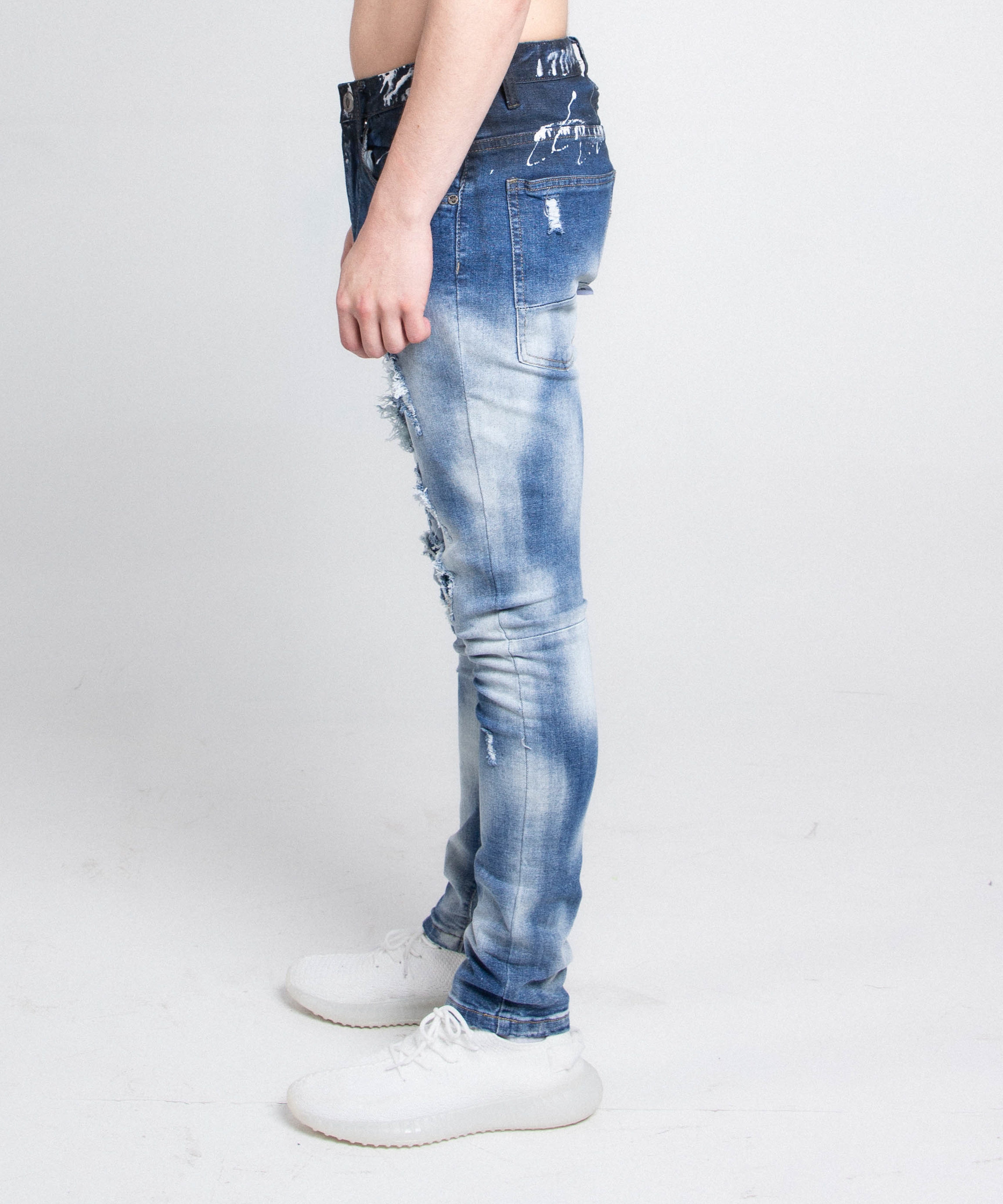 Armor Jeans Casual Faded Wash Skinny Jeans | A404