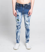 Armor Jeans Casual Faded Wash Skinny Jeans | A404