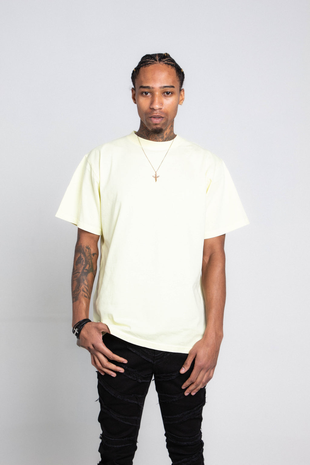 Stone Wash Heavy Tee | AJPT300GM