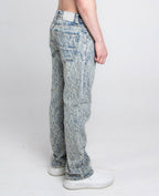 Armor Jeans Embroidered Light Blue Slim Jeans | AJ36SL-2