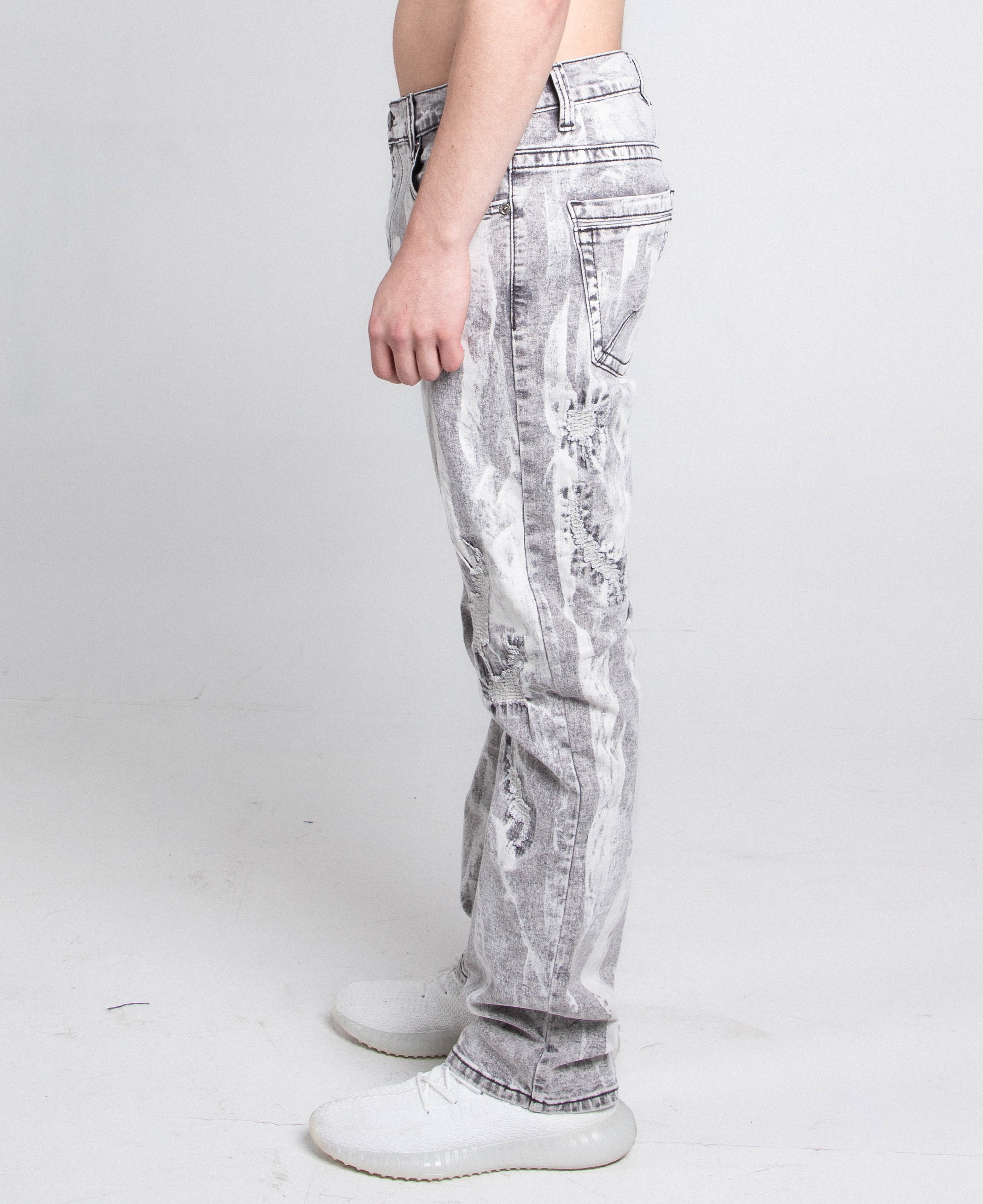 Armor Jeans Vintage Slim Grey/White | AJ738SL-3