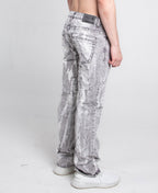Armor Jeans Vintage Slim Grey/White | AJ738SL-3