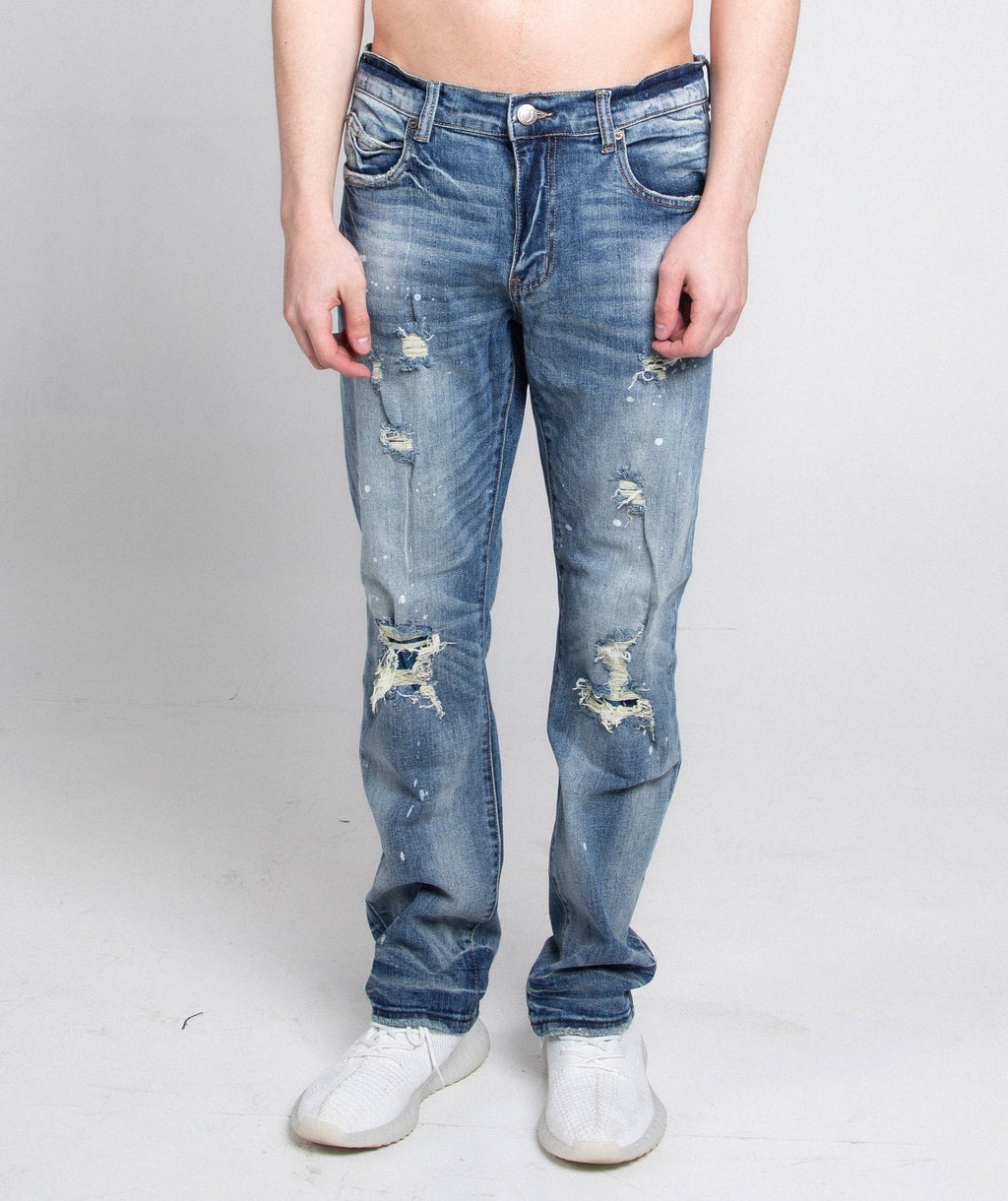 Casual Skinny Distressed Jeans | AJ05C