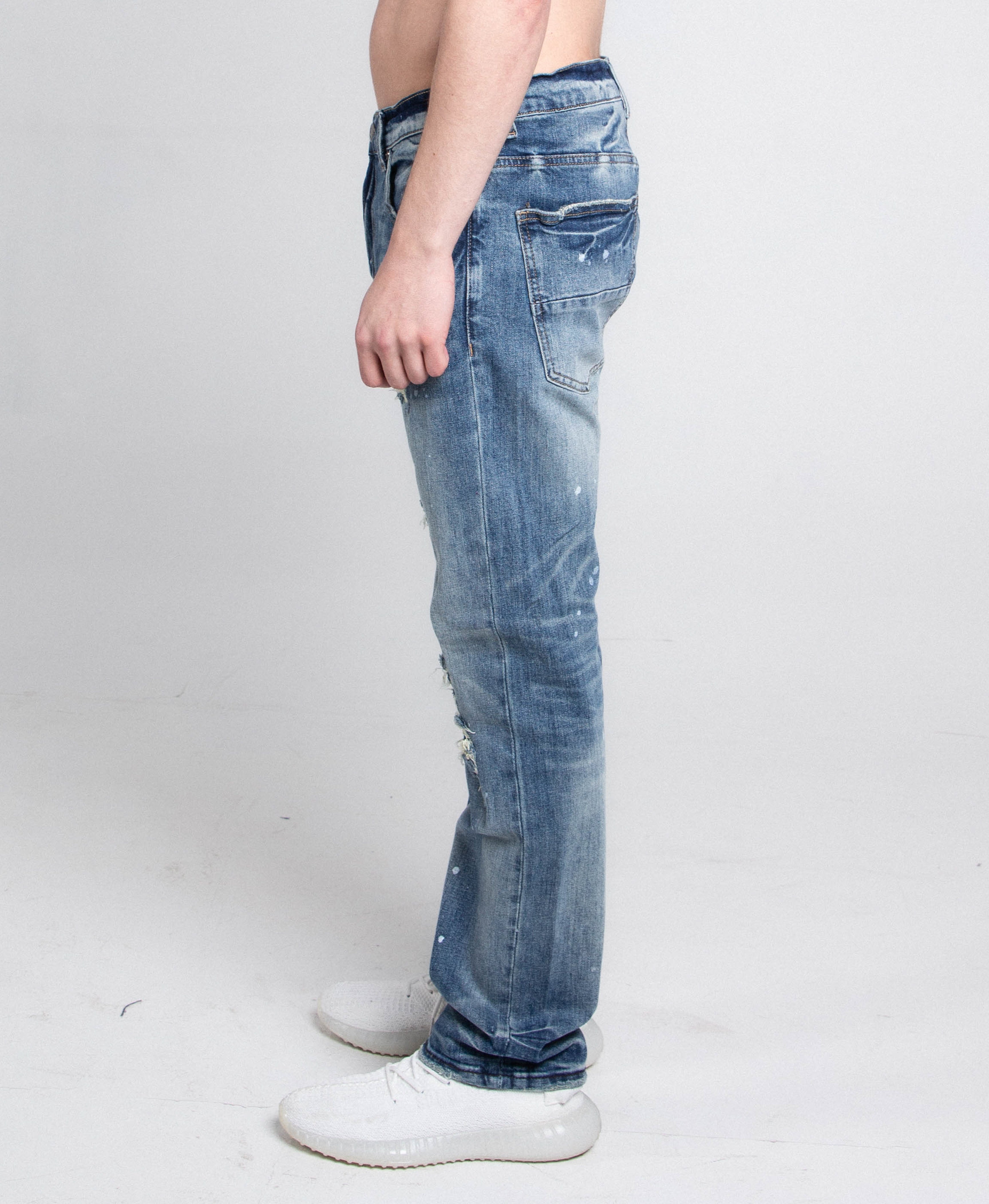 Casual Skinny Distressed Jeans | AJ05C