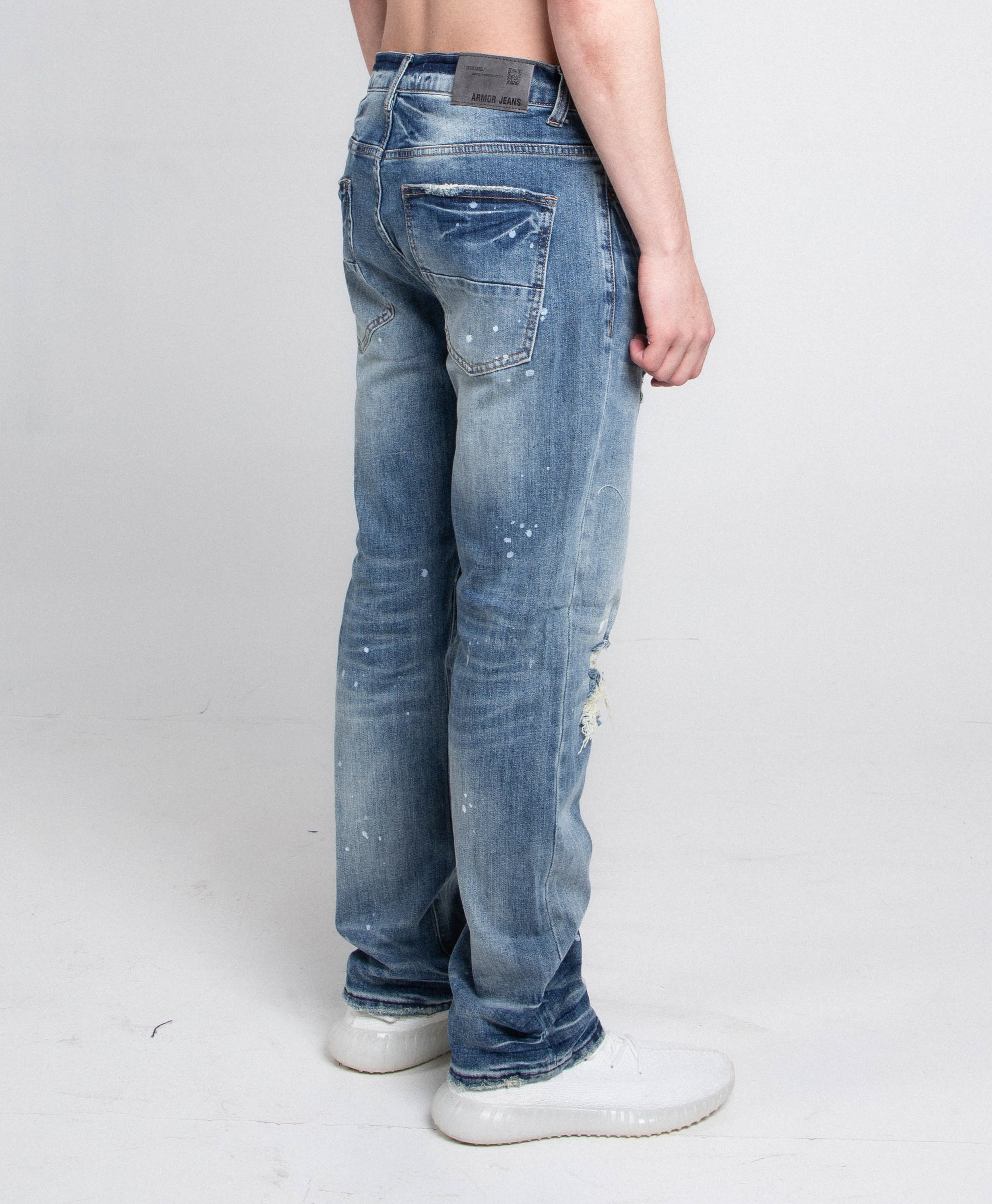 Casual Skinny Distressed Jeans | AJ05C