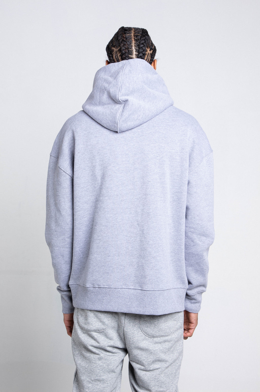 Plain Fleece Hooded Sweatshirt | AJ1004H-P