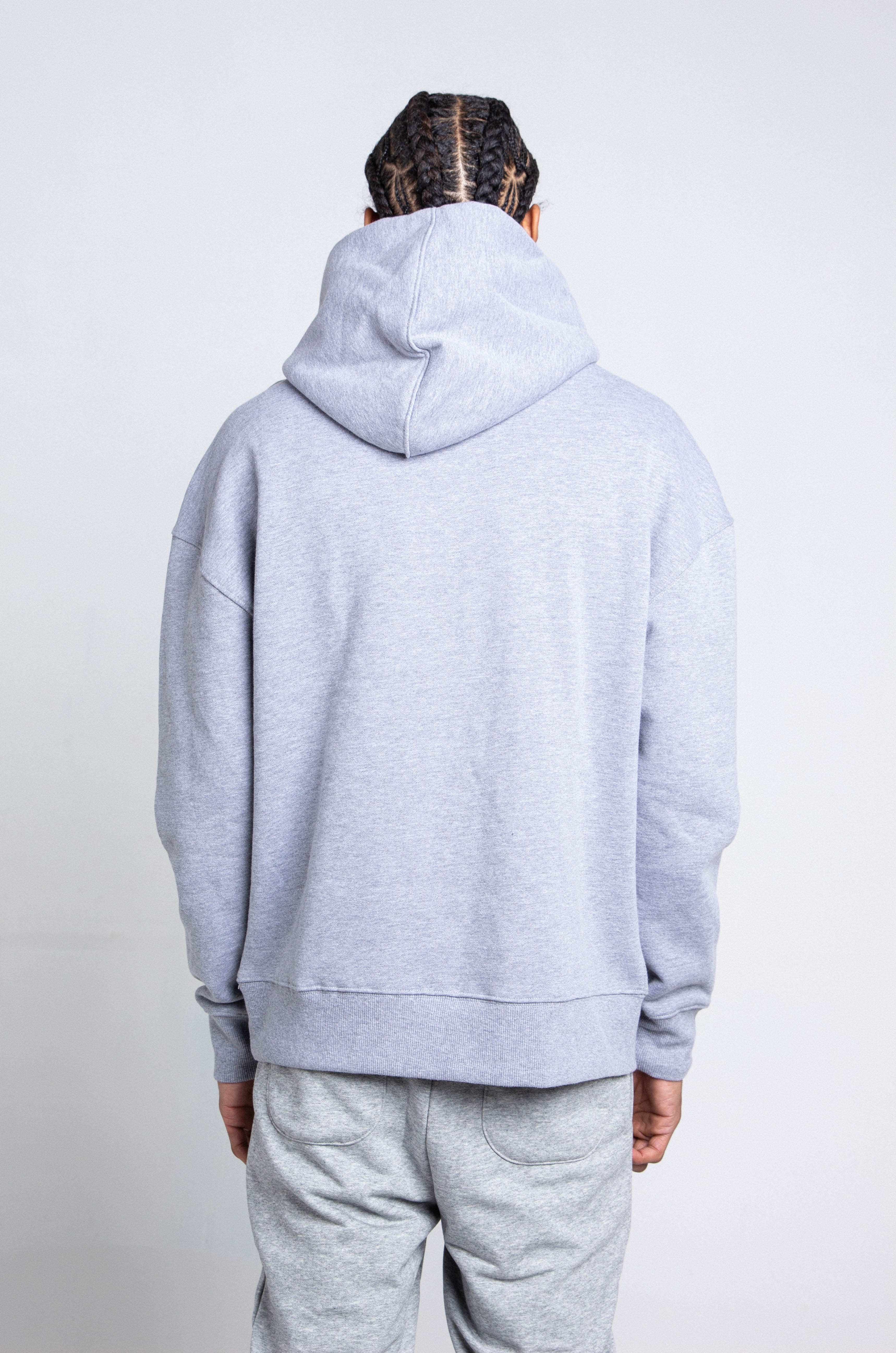 Plain Fleece Hooded Sweatshirt | AJ1004H-P