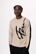 Jacquard Fine Knit Sweater