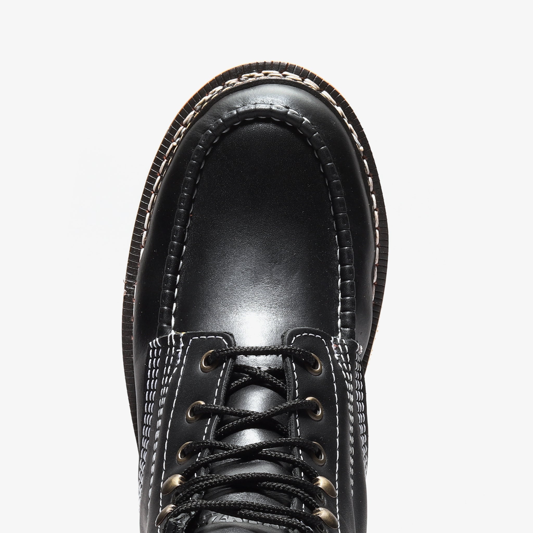 Frontier Classic 6" Moc Toe (Sreel Toe) Jet Boot Black