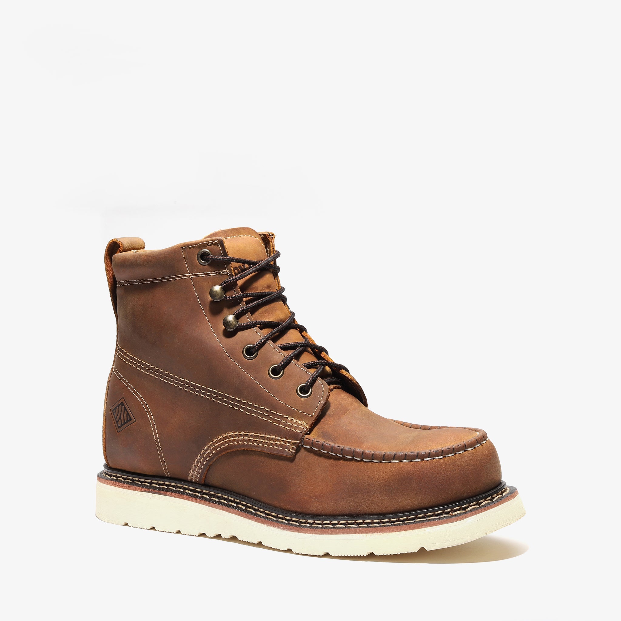 Frontier Classic 6" Moc Toe (Sreel Toe) Jet Boot Crazy Brown