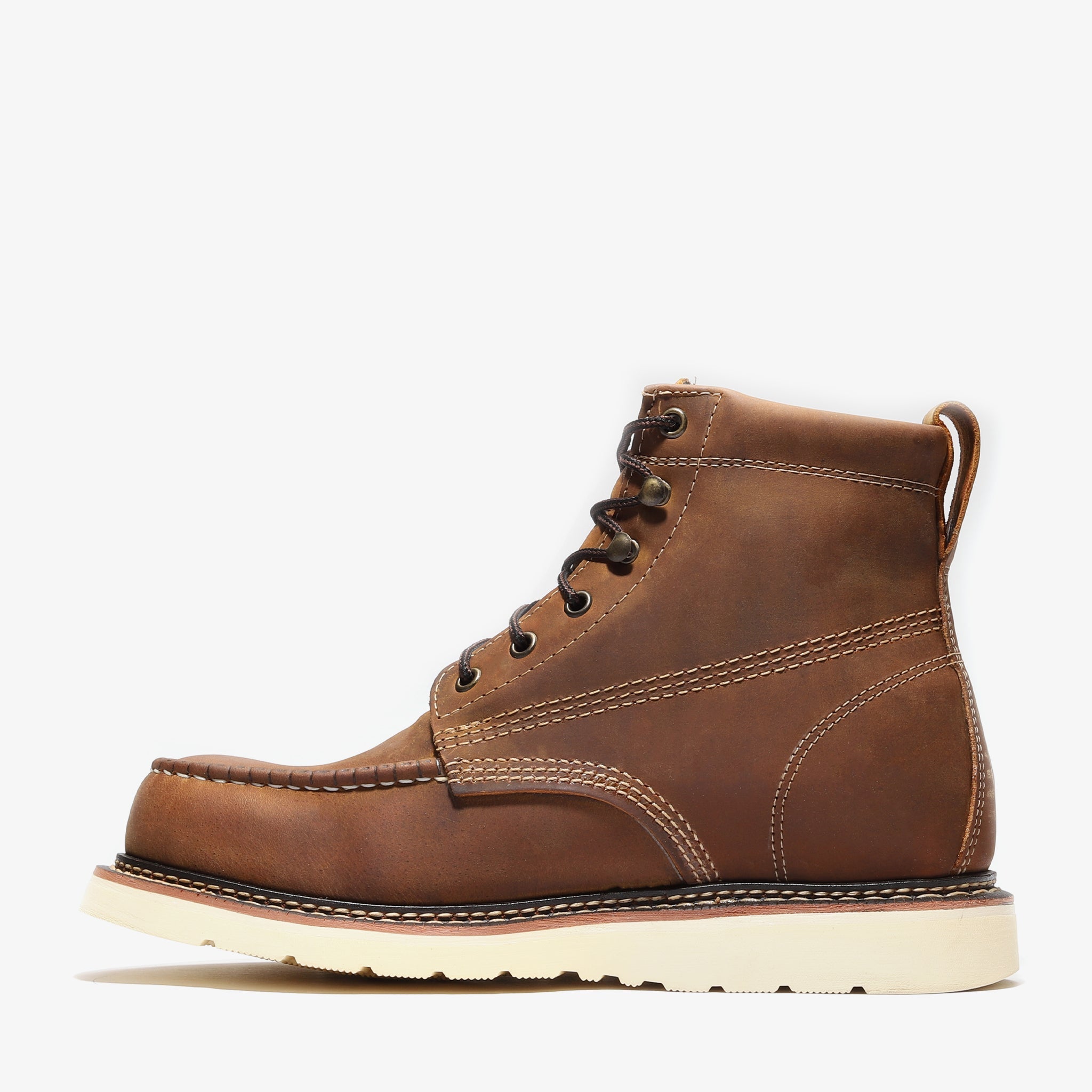 Frontier Classic 6" Moc Toe (Sreel Toe) Jet Boot Crazy Brown