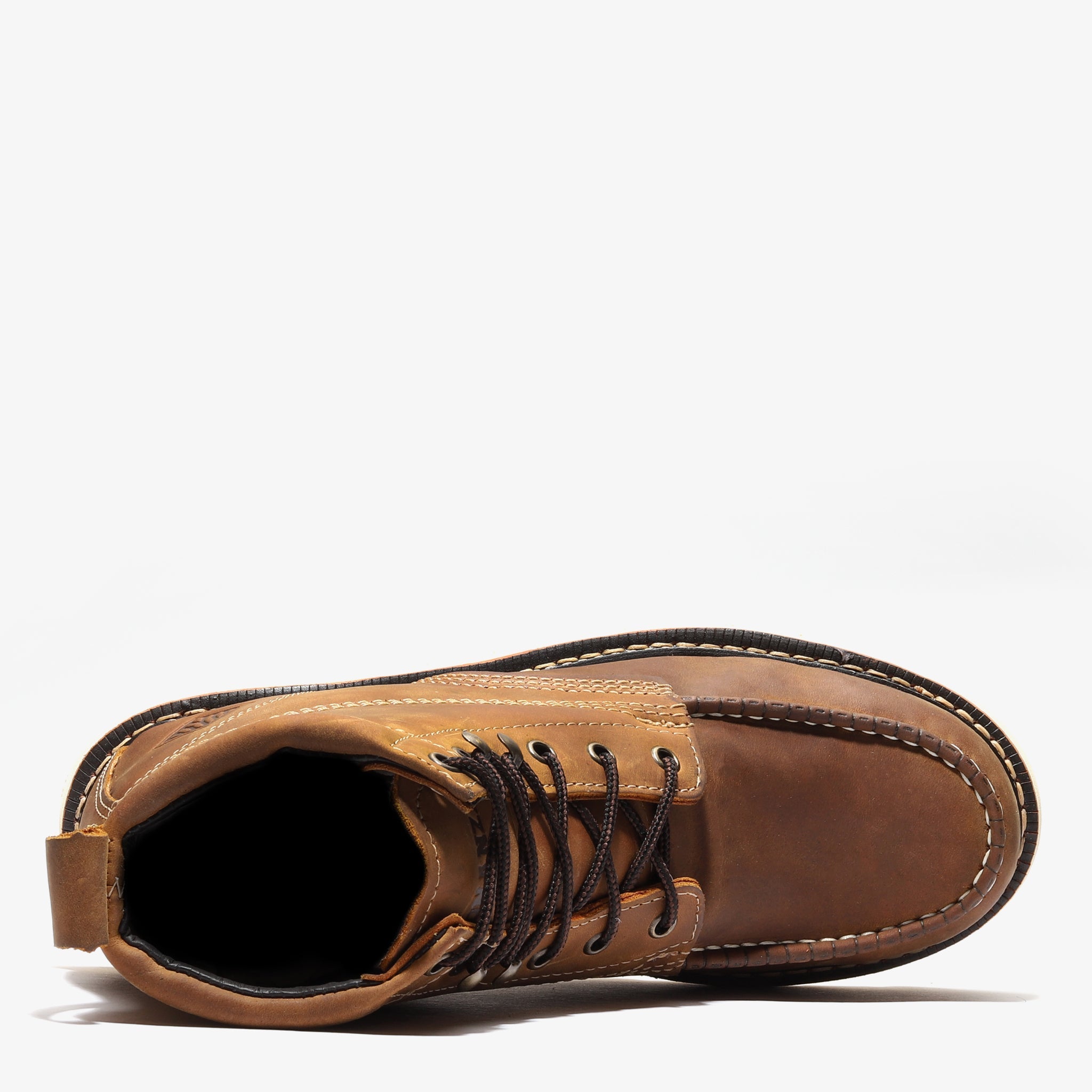 Frontier Classic 6" Moc Toe (Sreel Toe) Jet Boot Crazy Brown