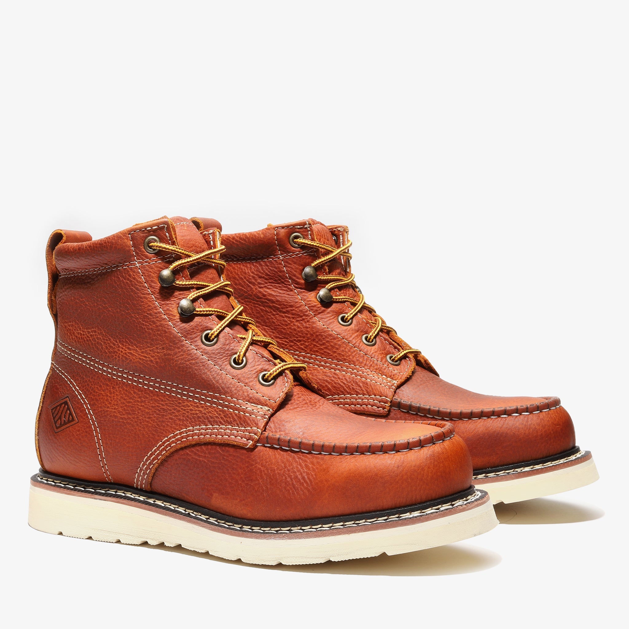 Frontier Classic 6" Moc Toe (Sreel Toe) Jet Boot Golden Brown