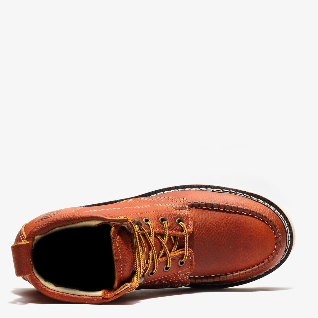 Frontier Classic 6" Moc Toe (Sreel Toe) Jet Boot Golden Brown