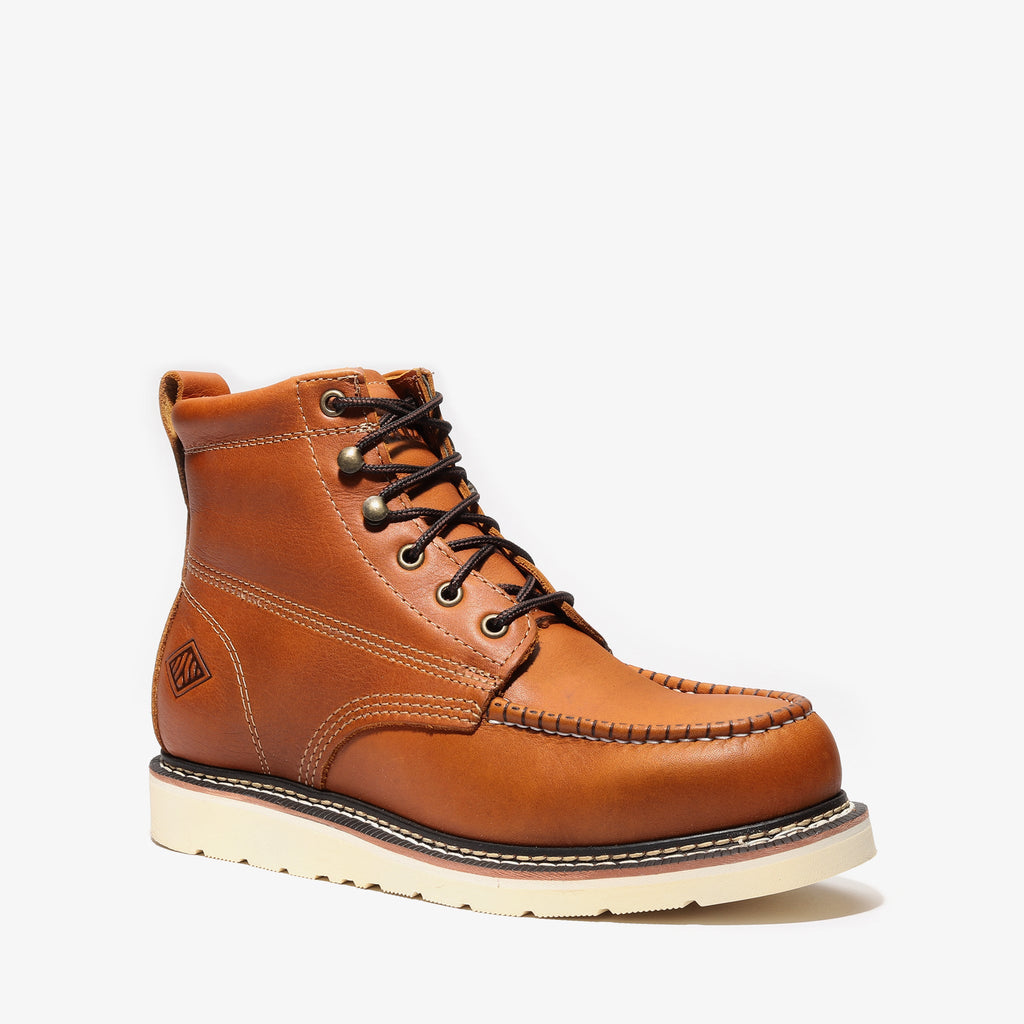 Frontier Classic Work Boot 6" with Moc Toe | Golden Tan