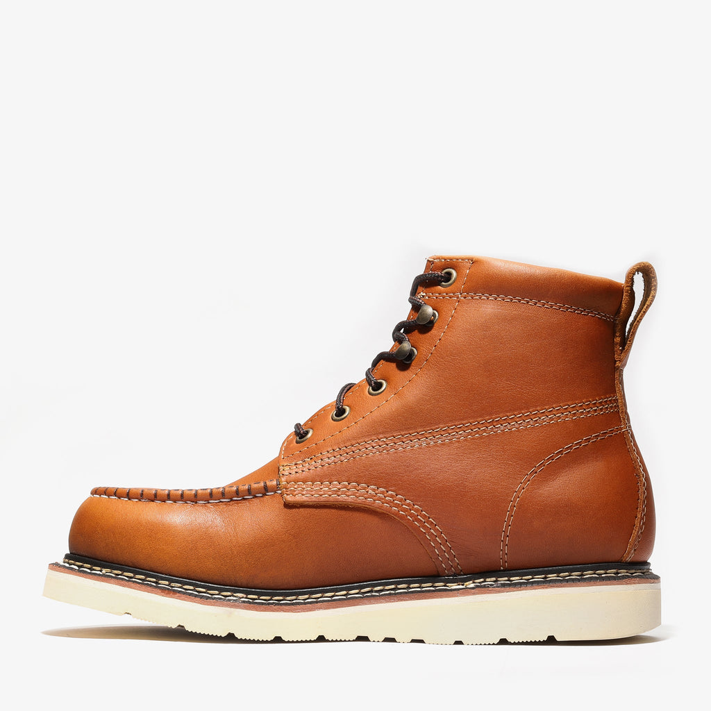 Frontier Classic Work Boot 6" with Moc Toe | Golden Tan