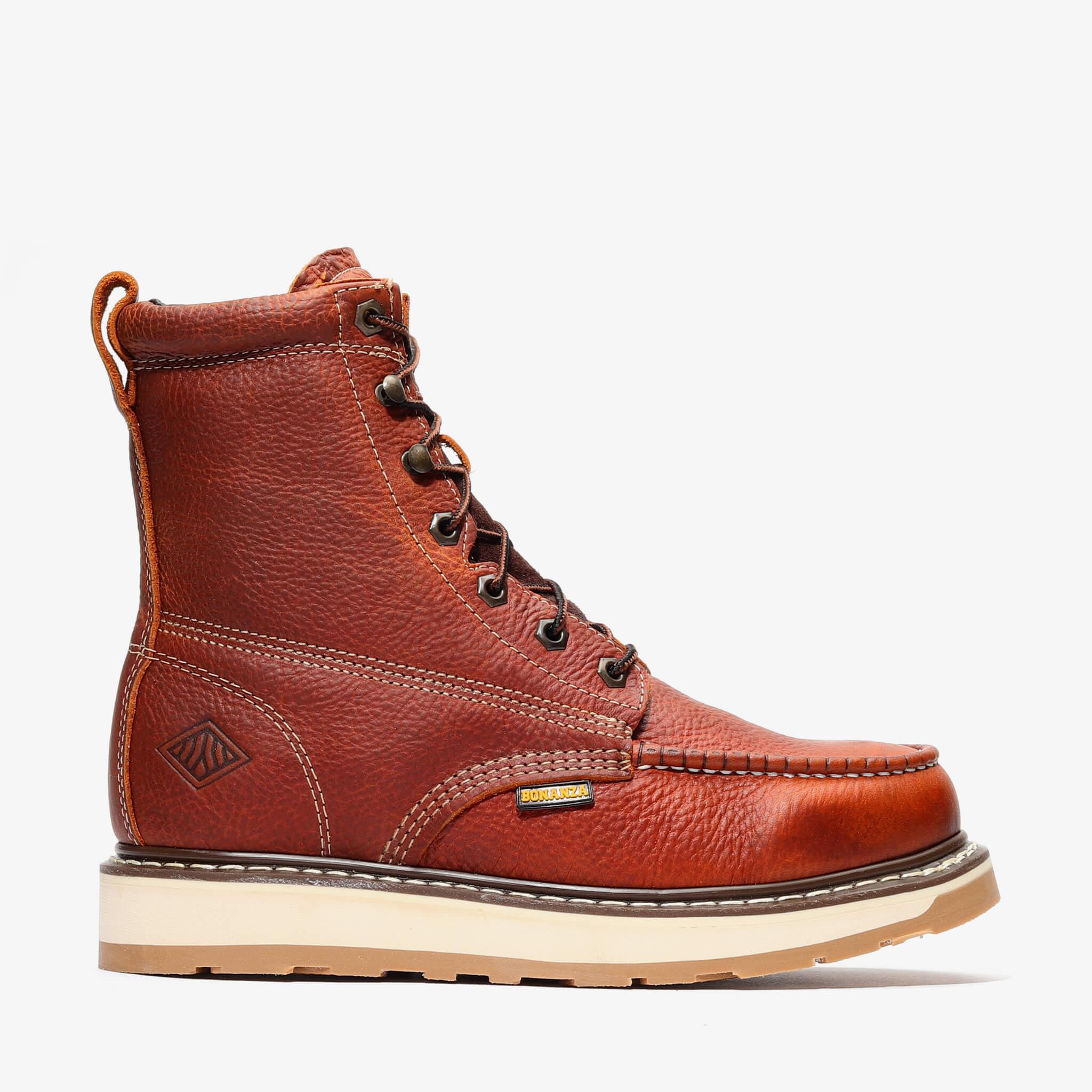 Frontier Dual Work Boot 8" with Moc Toe | Golden Tan
