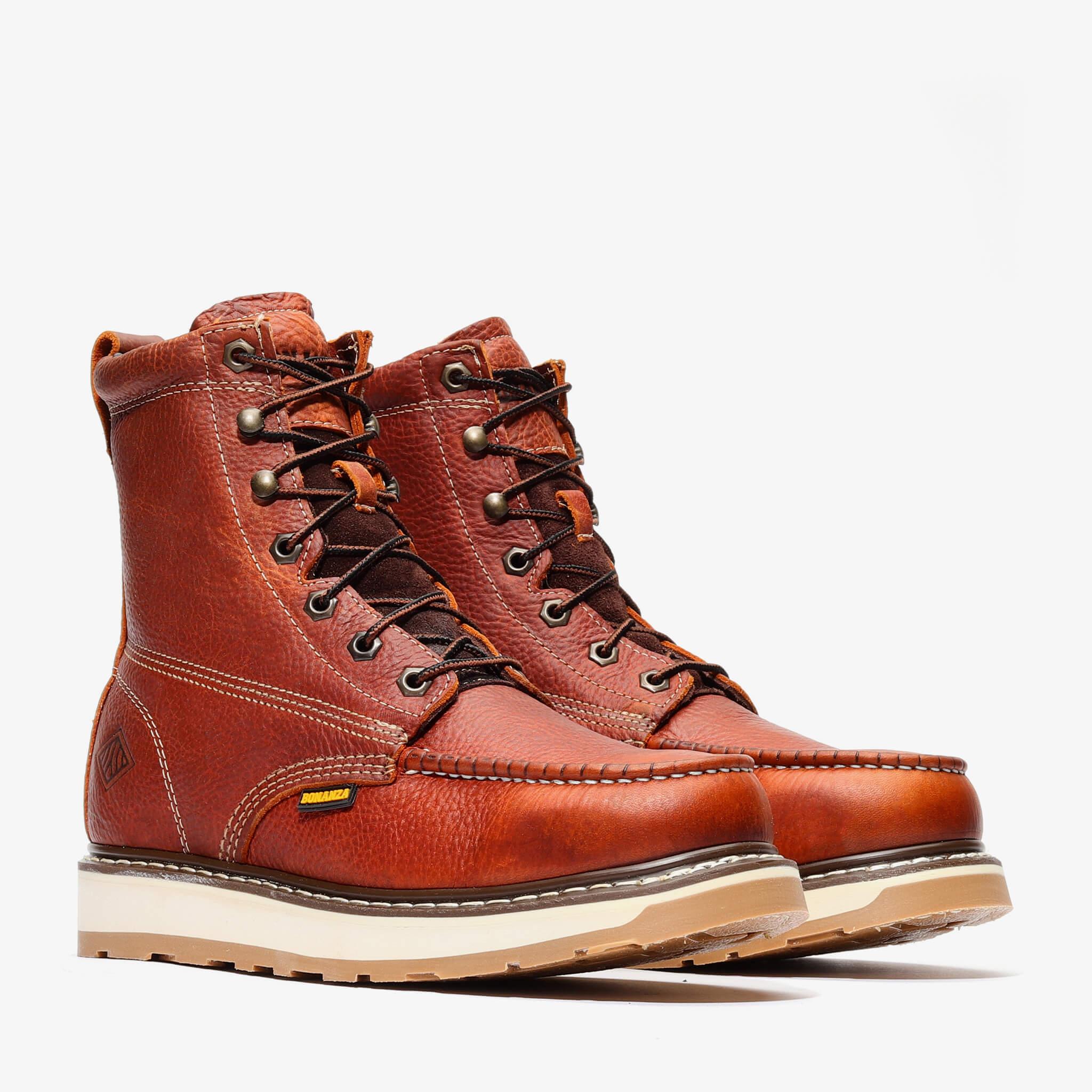 Frontier Dual Work Boot 8" with Moc Toe | Golden Tan