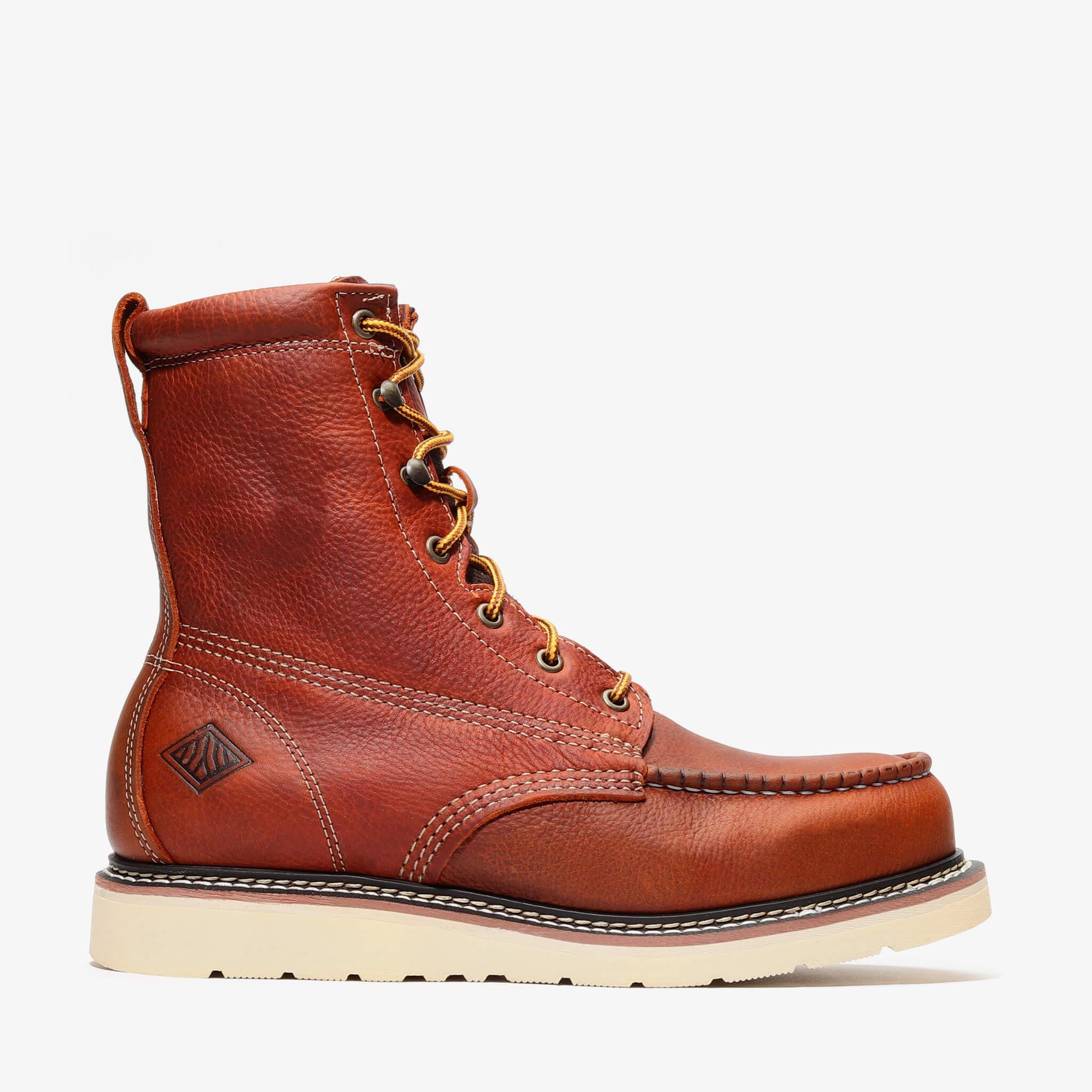 Frontier Classic Work Boot 8" with Moc Toe (US 13-15) | Golden Tan