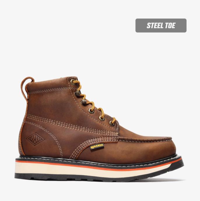 Frontier DUAL Work Boot 6” Moc Toe (Steel Toe)