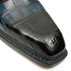 Blue Crocodile Oxford Shoes Goodyear | Norwegian 8015