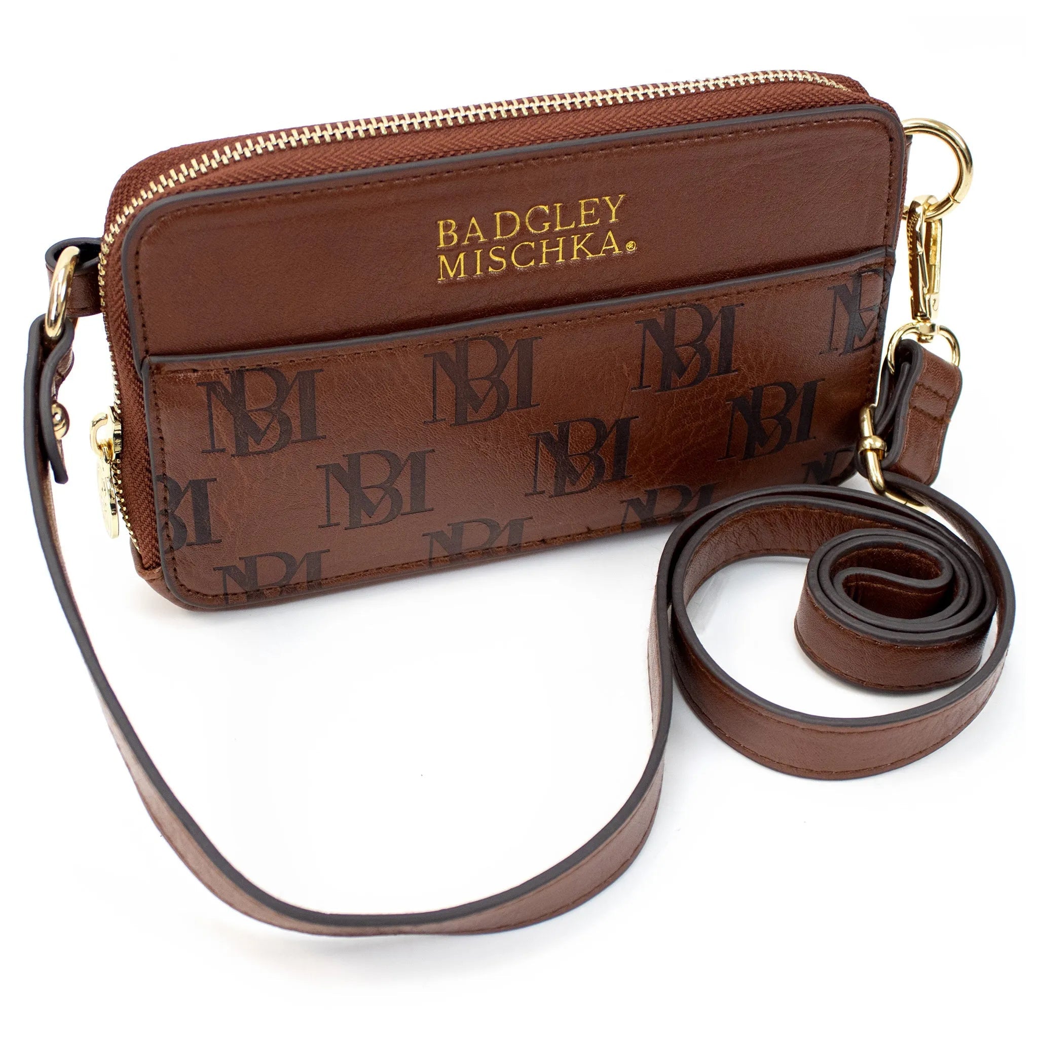 Badgley Mischka Madalyn Monogram Belt Bag | Crossbody Sling