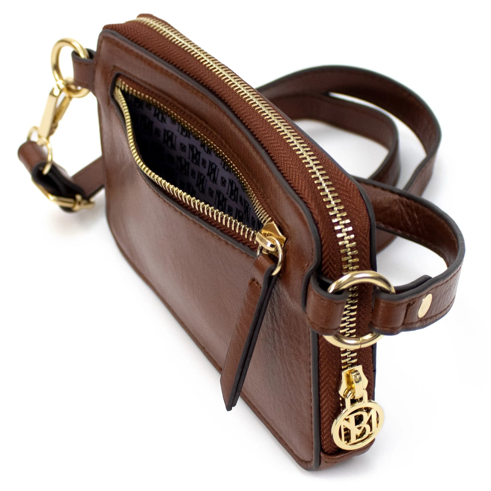Badgley Mischka Madalyn Monogram Belt Bag | Crossbody Sling