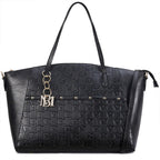 Caroline Vegan Leather Monogram Weekender Duffel Bag