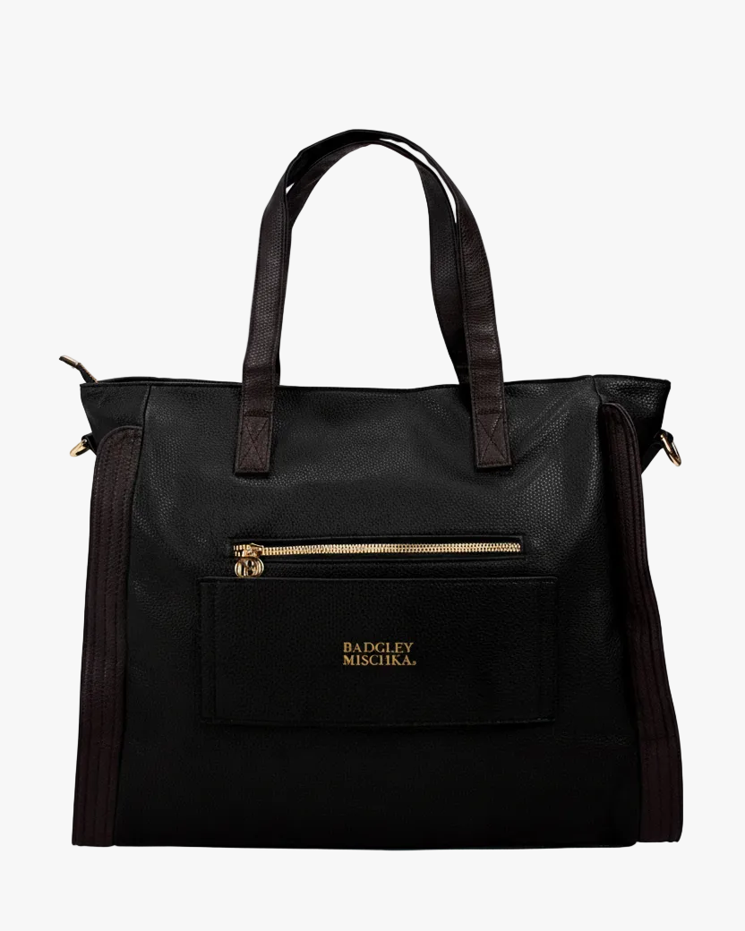 Badgley Mischka Rose Vegan Leather Weekender Tote Bag