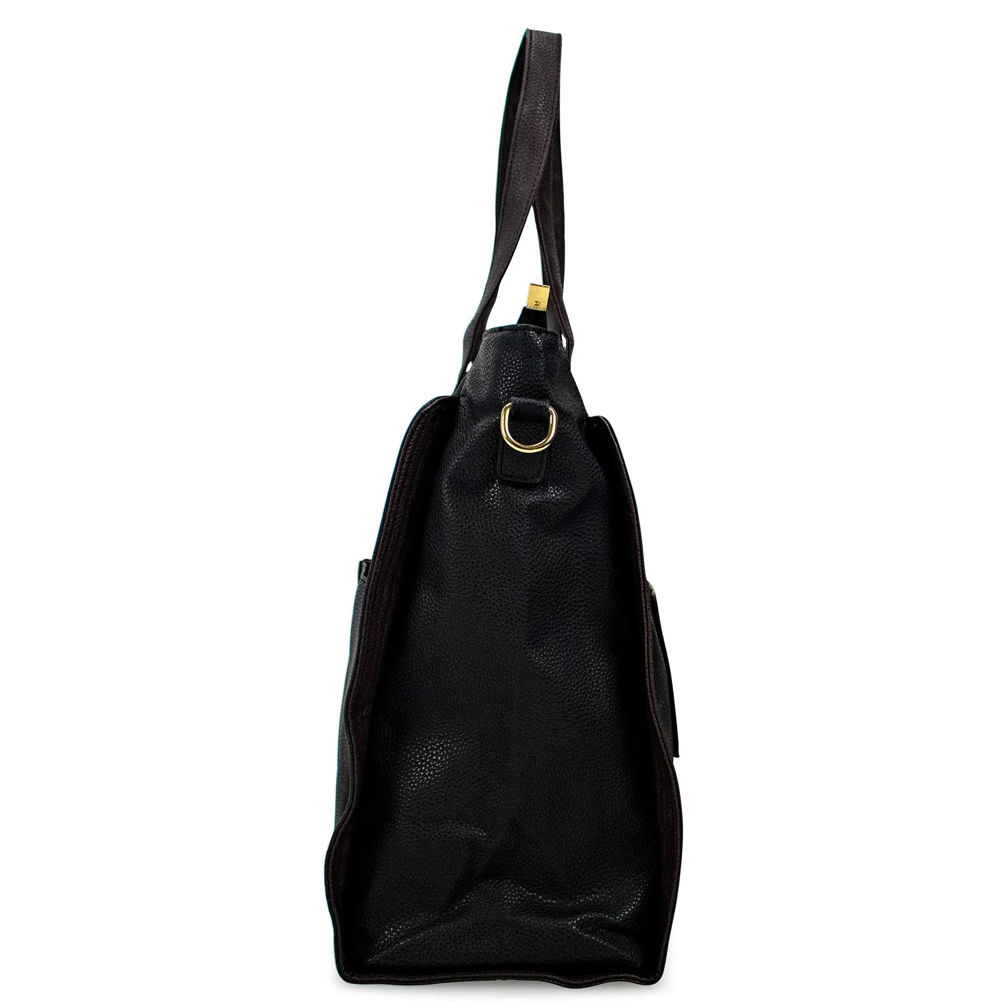 Badgley Mischka Rose Vegan Leather Weekender Tote Bag