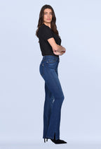 Talissa High Waisted Slice Heel Make It Rain Jeans