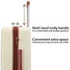 Mia 3-Piece Expandable Retro Luggage Set