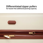 Mia 3-Piece Expandable Retro Luggage Set