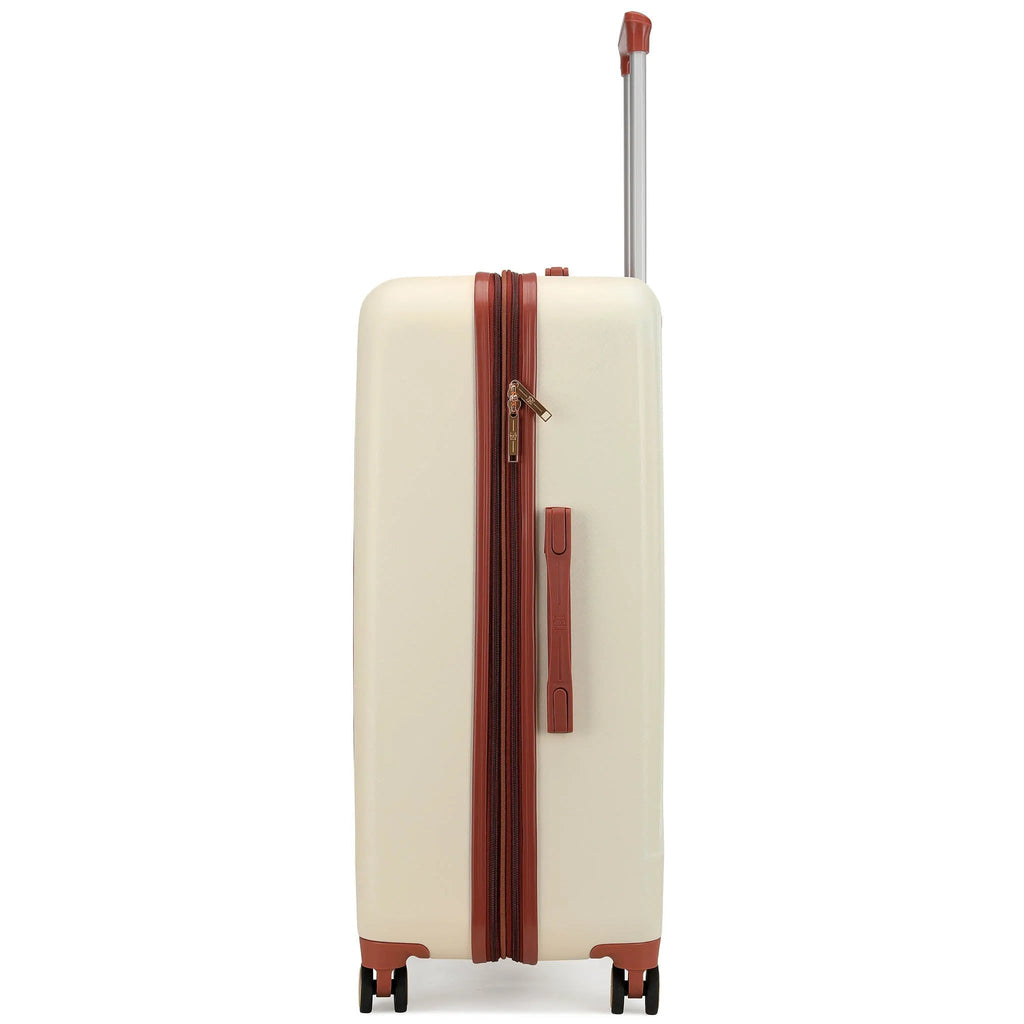 Mia 3-Piece Expandable Retro Luggage Set