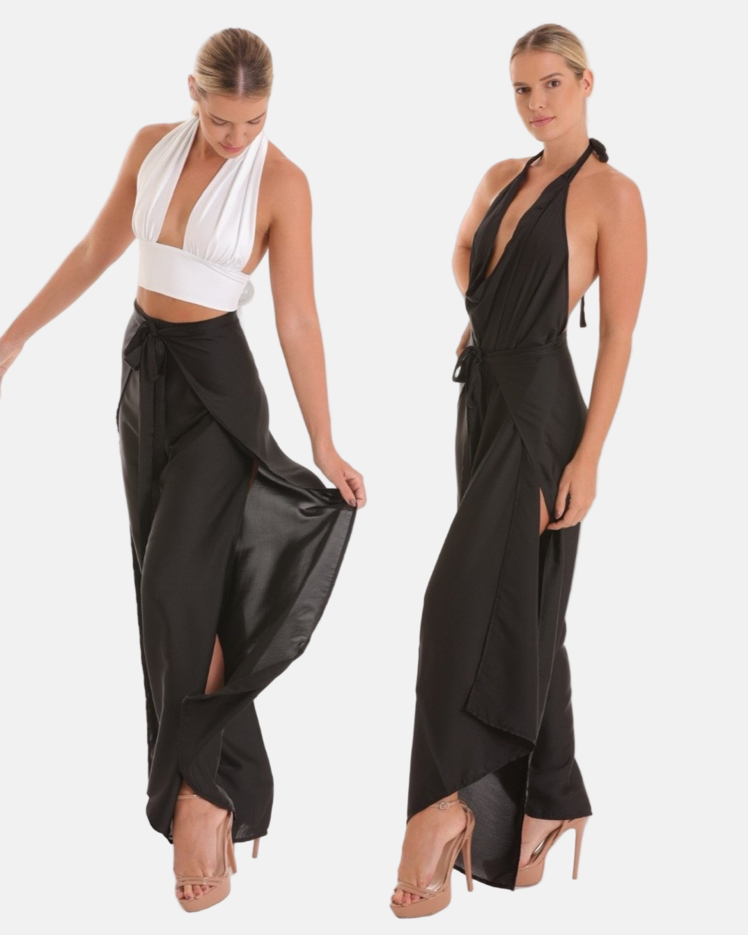 Pant to Jumpsuit Viscose Satin