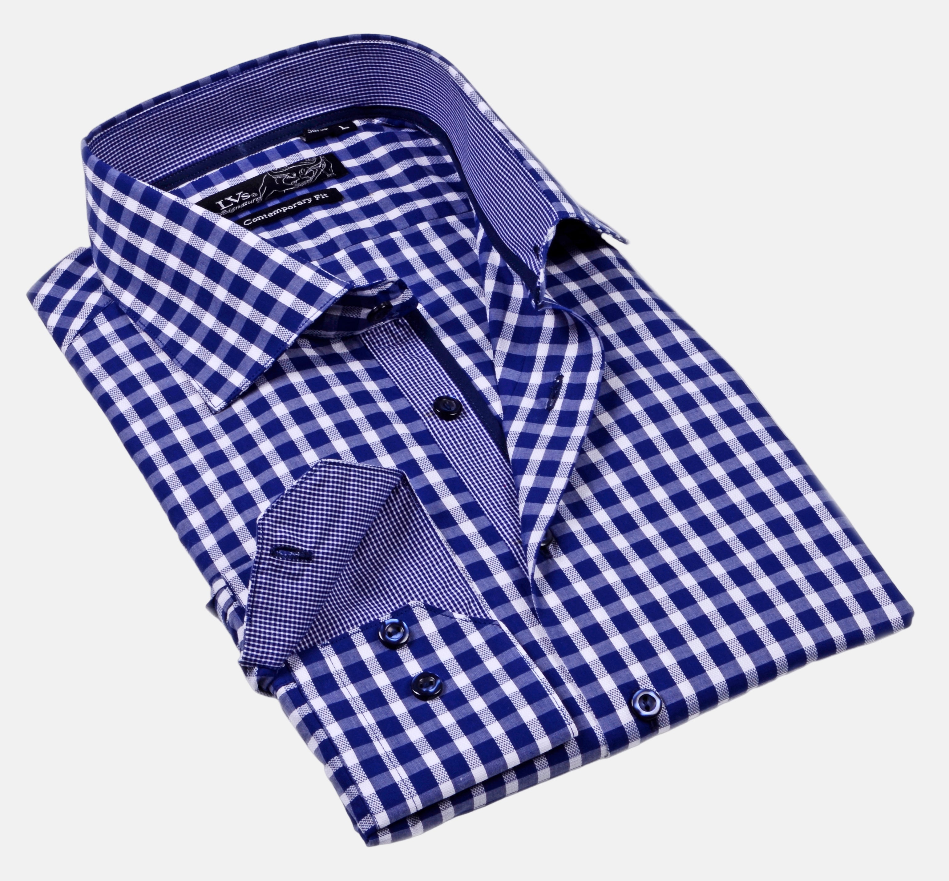 Big & Tall Shirt with Contrast Details